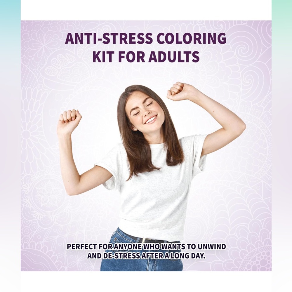 SpiceBox Meditative Coloring Kit - Picture 2 of 6